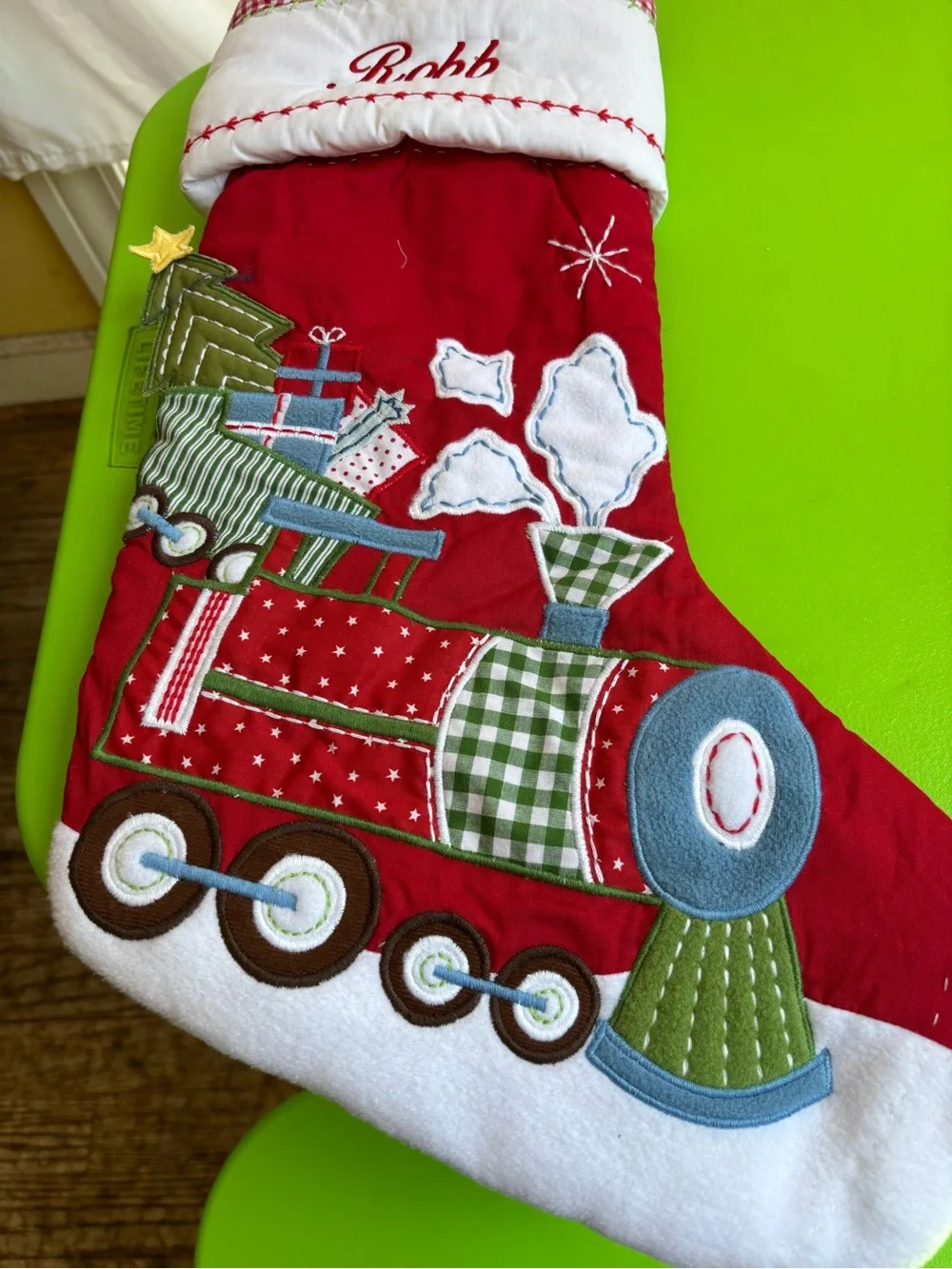 Lot of 5 Pottery Barn Christmas Stockings